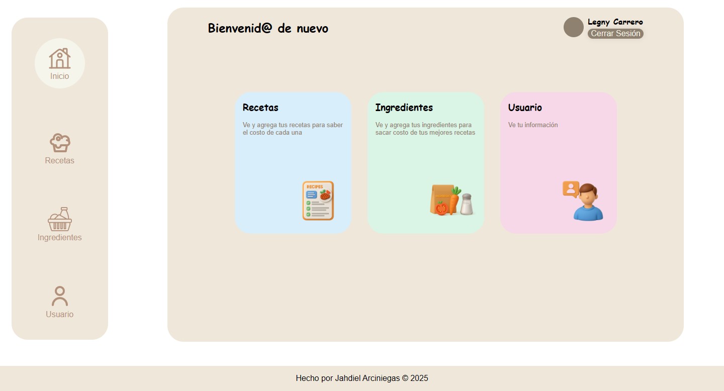 imagen previa de Proyecto Calcular Costos